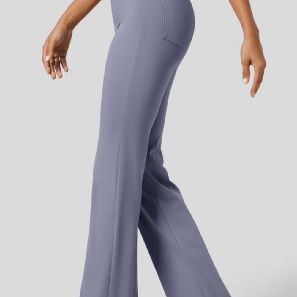 High-Rise flare Halara pants Cement Gray